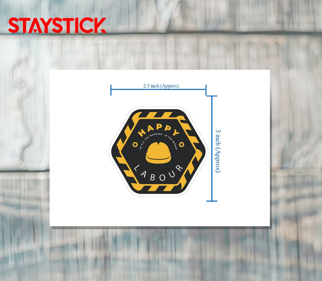 STYLISH LABOUR STICKER Premium Vinyl Sticker