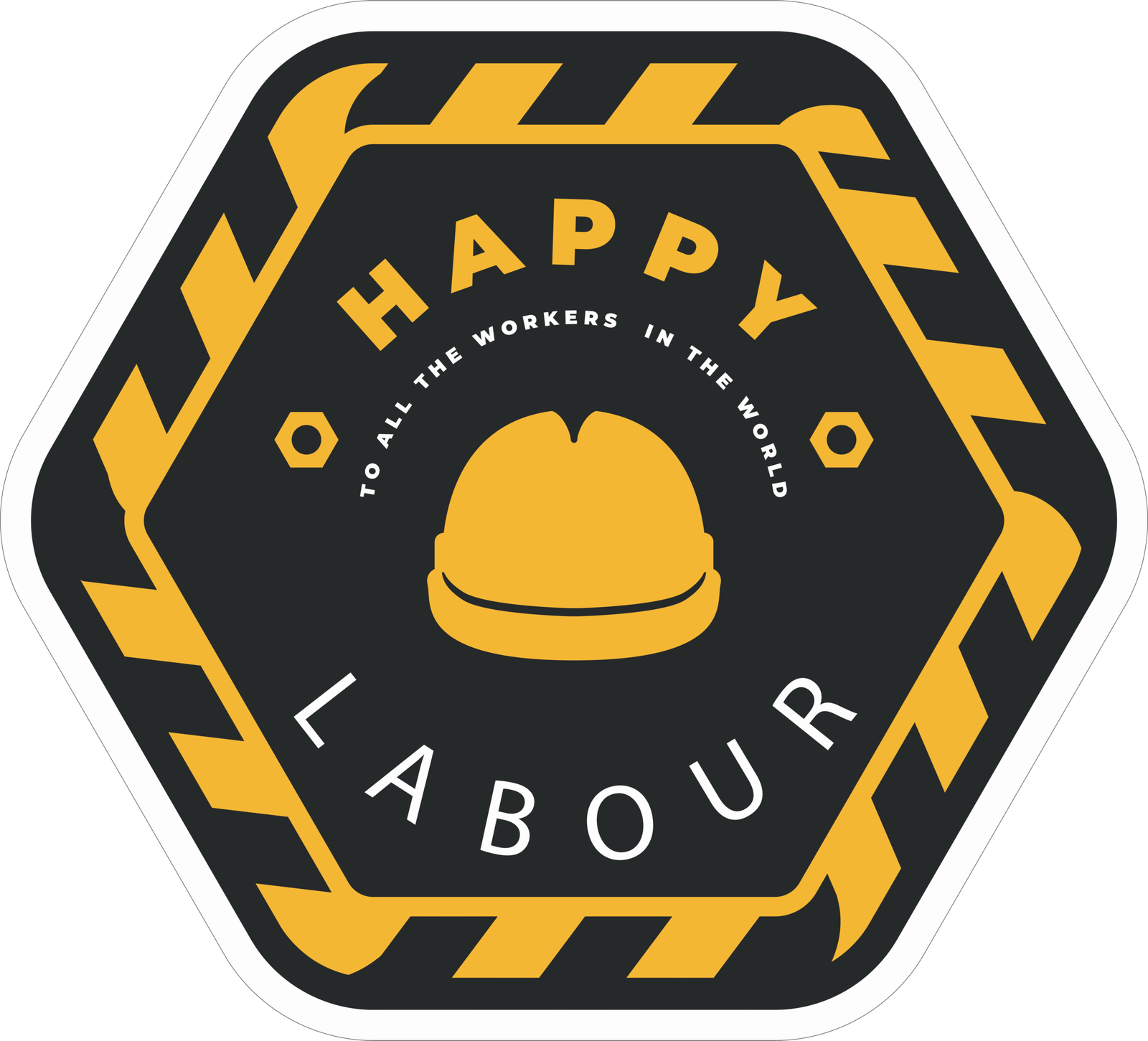 STYLISH LABOUR STICKER Premium Vinyl Sticker