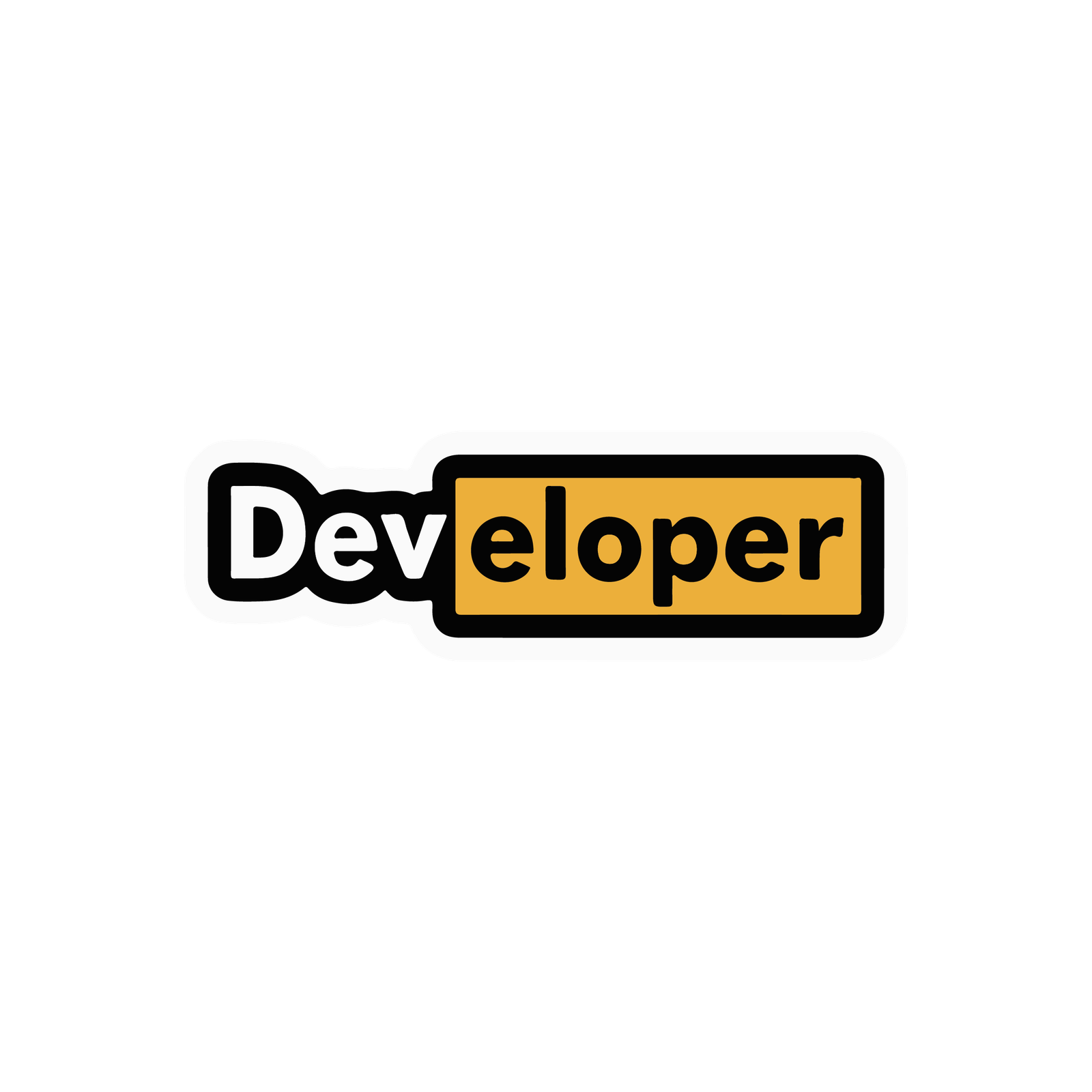 DEVELOPER STICKER Premium Vinyl Sticker