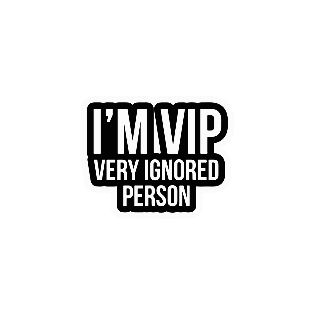 VIP STICKER Metalized Sticker