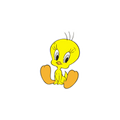 YELLOW TWEETY BIRD STICKER Premium Vinyl Sticker