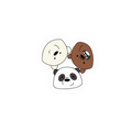 3 PANDA STICKER Premium Vinyl Sticker