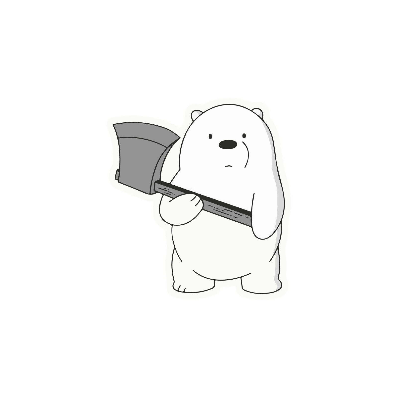 PANDA STICKER Premium Vinyl Sticker