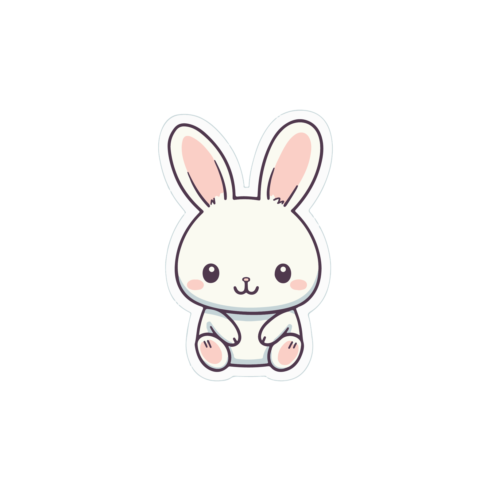 CUTE PUPPY STICKER Premium Vinyl Sticker