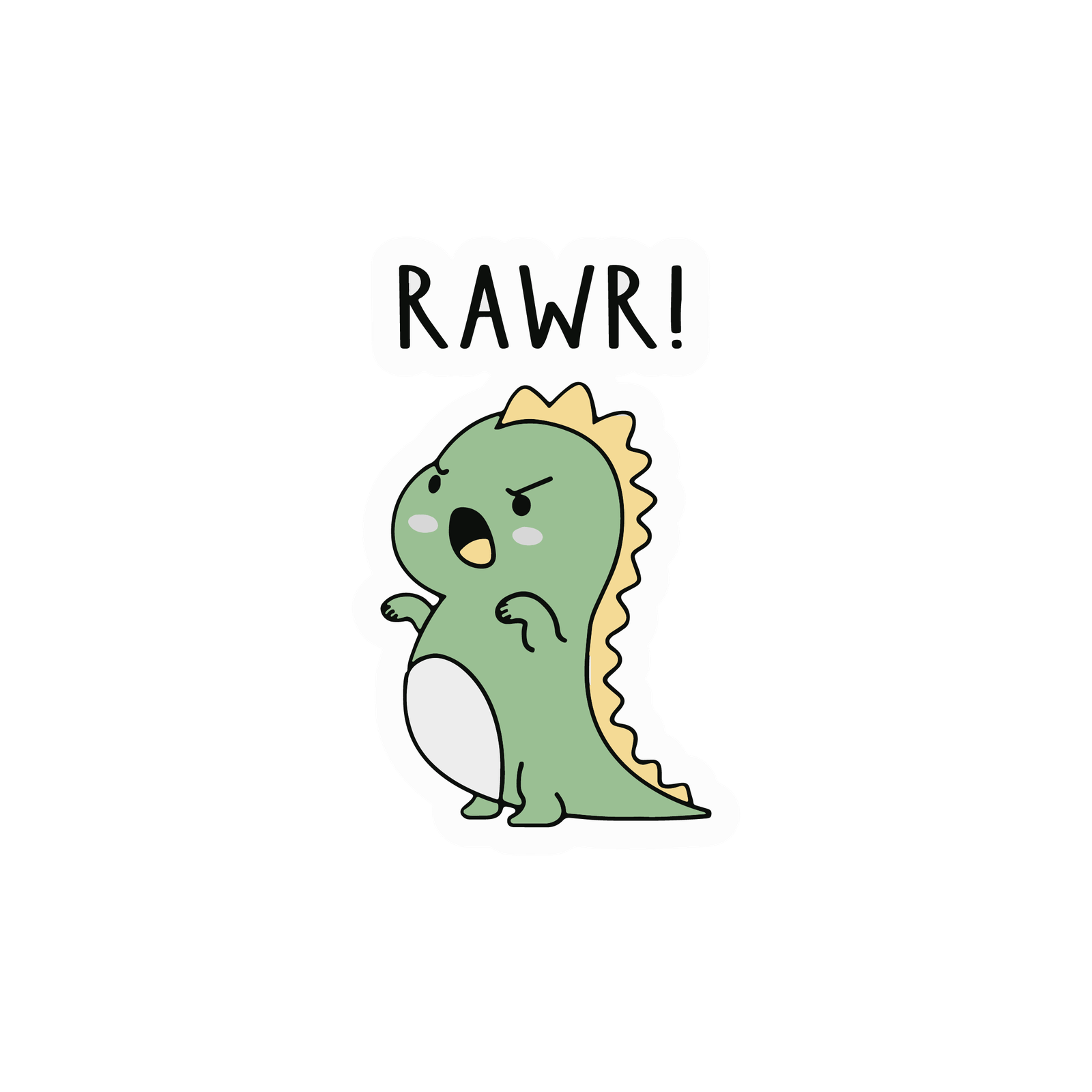 CARTOON STICKER Metalized Sticker