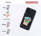 STAY COOL STICKER Metalized Sticker