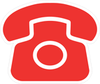 TELEPHONE STICKER Premium Vinyl Sticker