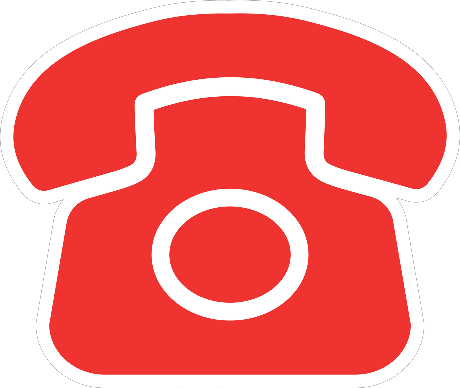TELEPHONE STICKER Premium Vinyl Sticker