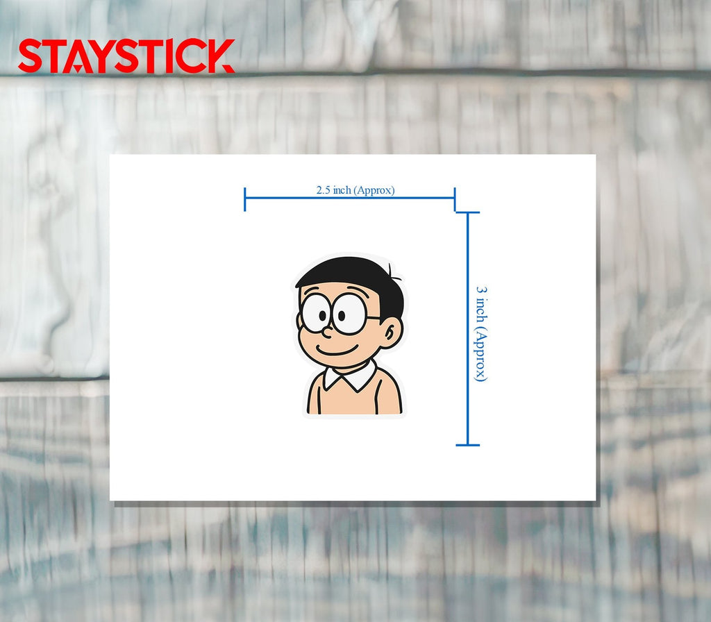 Nobita Nobi Sticker Premium Vinyl Sticker