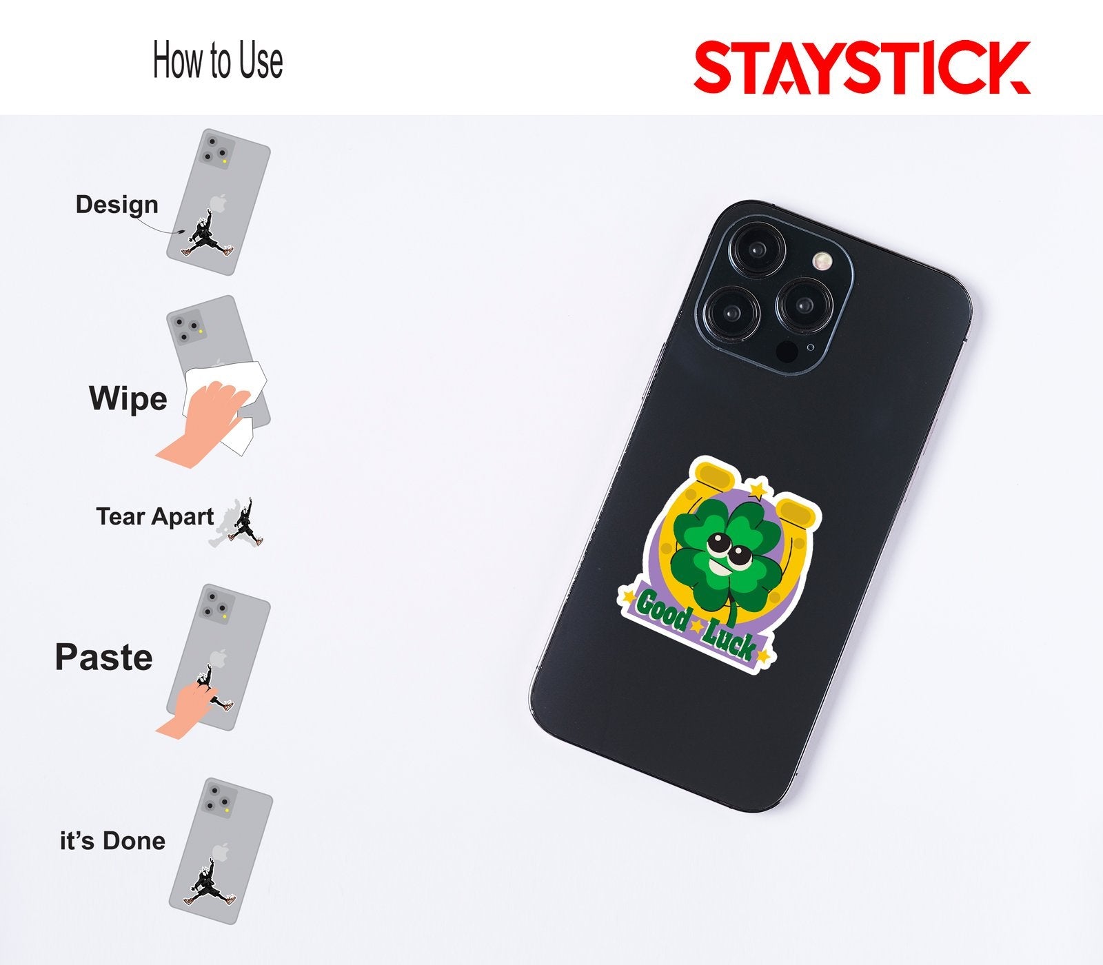 GOOD LUCK STICKER Premium Vinyl Sticker