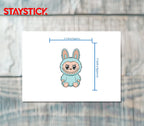 Cute Monster Bunny Sticker Premium Vinyl Sticker