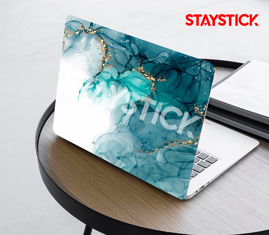BLUE GRAPHICAL LAPTOP STICKER