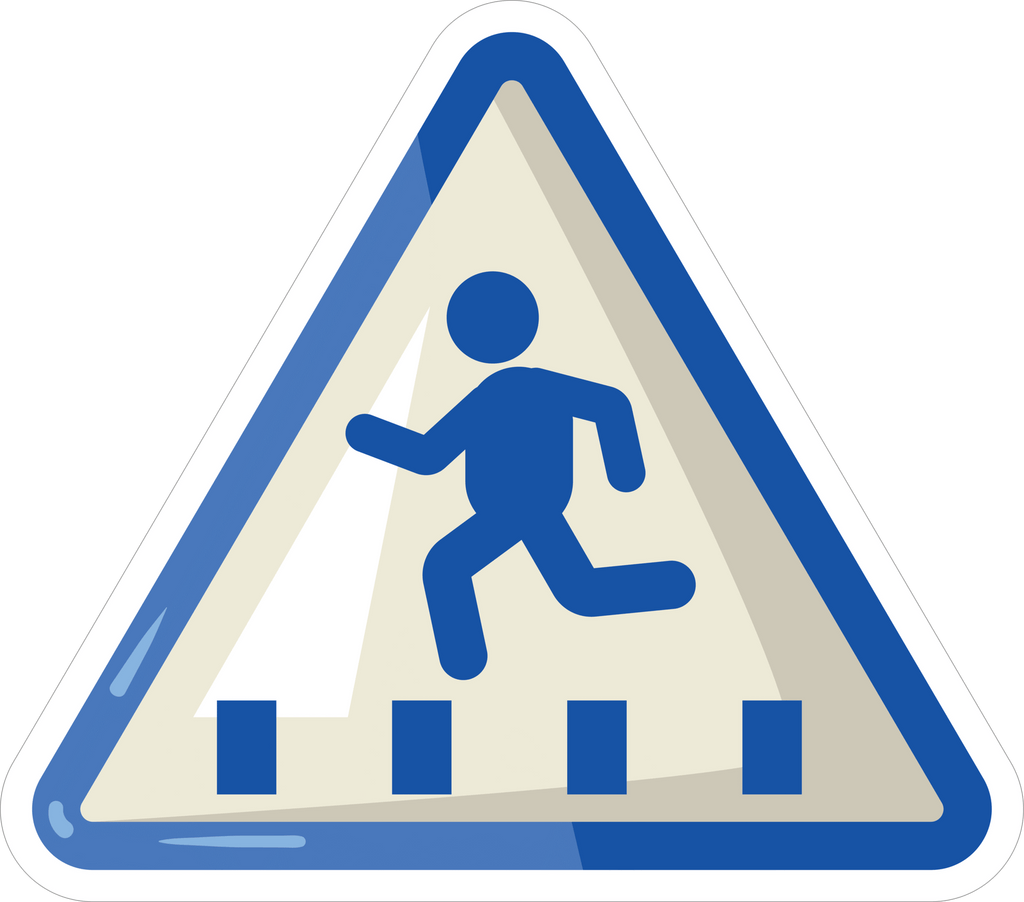 CROSSWALK STICKER Premium Vinyl Sticker