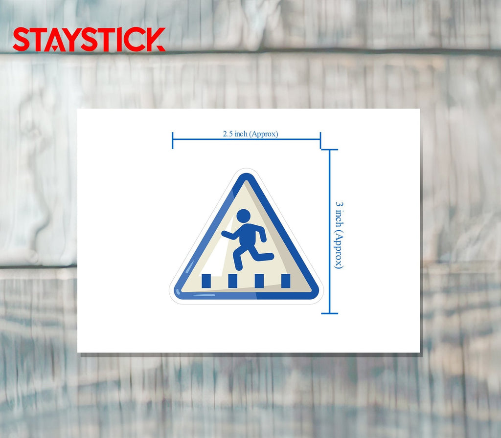 CROSSWALK STICKER Premium Vinyl Sticker