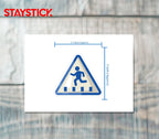 CROSSWALK STICKER Premium Vinyl Sticker