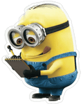 Thinking Minion Sticker Premium Vinyl Sticker