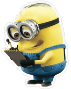 Thinking Minion Sticker Premium Vinyl Sticker