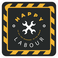 HAPPY LABOUR STICKER Premium Vinyl Sticker