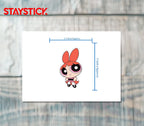 Blossom Powerpuff Girls Sticker Premium Vinyl Sticker