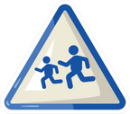 SCHOOL ZONE STICKER Safety Sticker