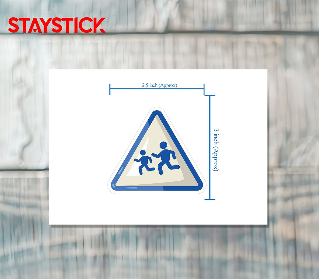 SCHOOL ZONE STICKER Safety Sticker