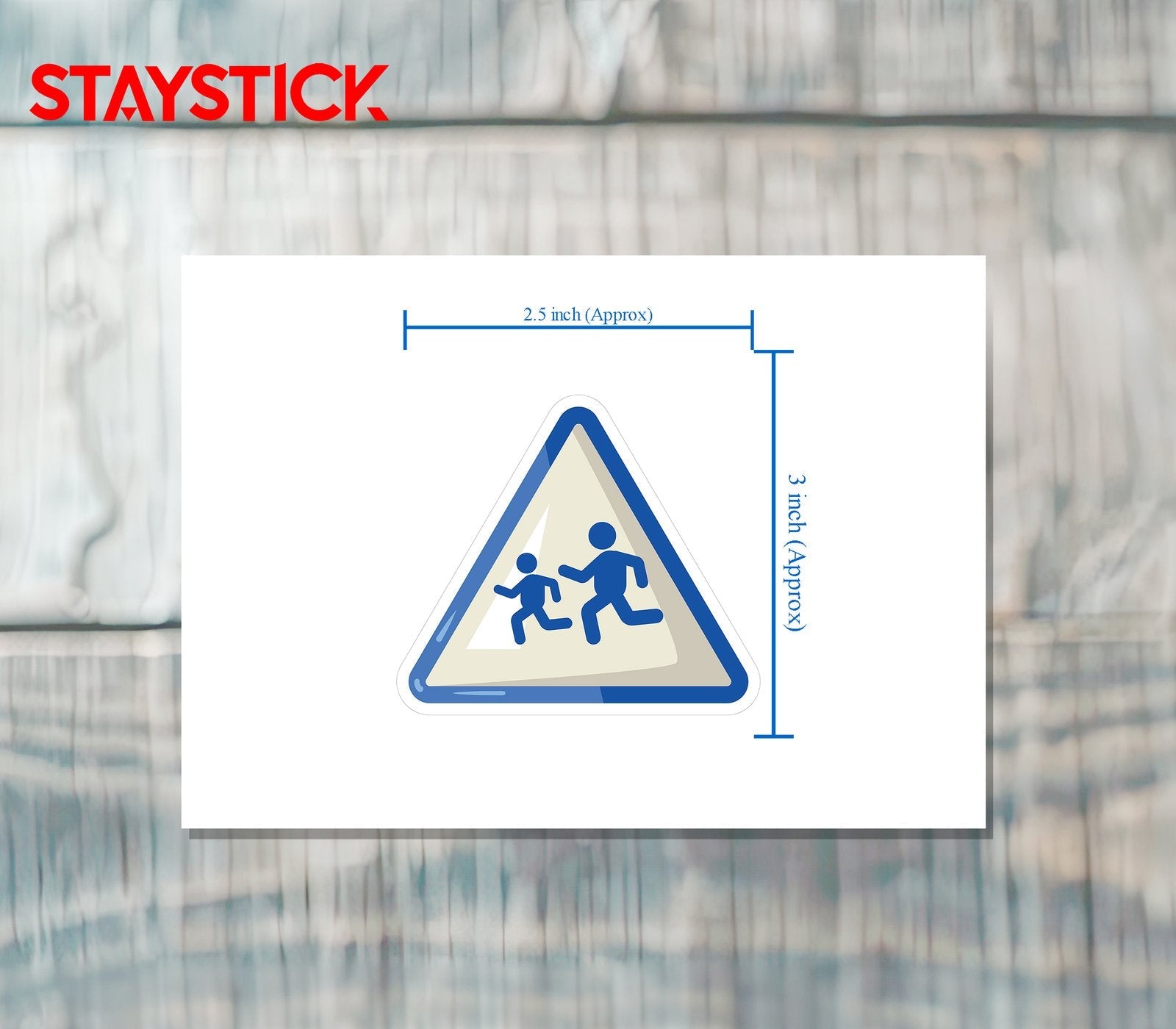 SCHOOL ZONE STICKER Safety Sticker