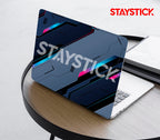 BLACK AND GREY GRAPHICAL LAPTOP STICKER