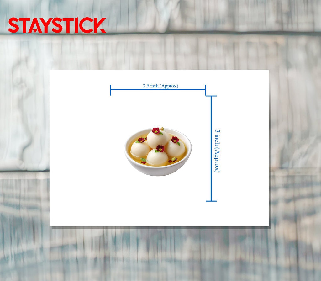 Rasgulla Sticker Premium Vinyl Sticker