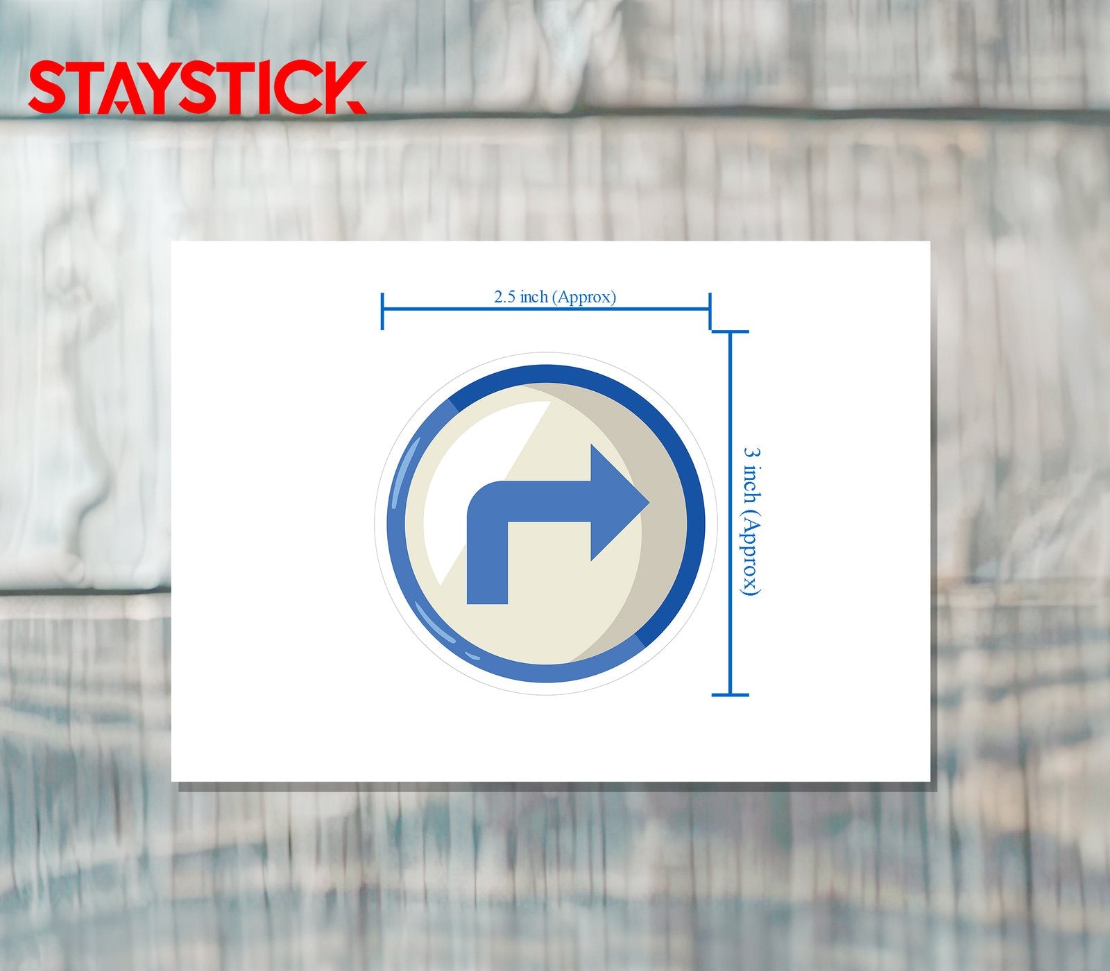 ARROW STICKER Premium Vinyl Sticker