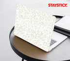WHITE GRAPHICAL  LAPTOP STICKER