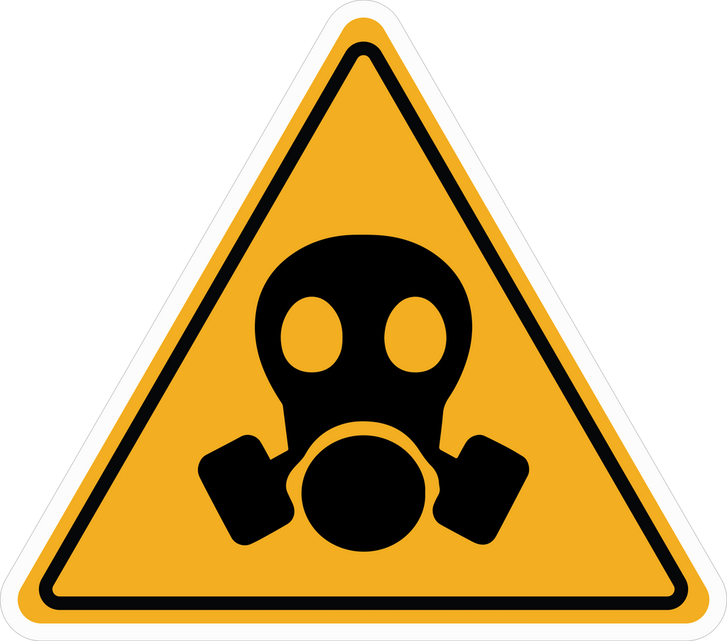 GAS MASK STICKER Premium Vinyl Sticker