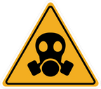 GAS MASK STICKER Premium Vinyl Sticker