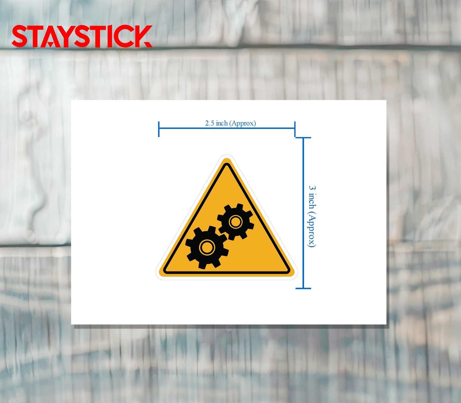 MACHINERY STICKER Premium Vinyl Sticker