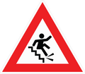 RISK FALLING STICKER Premium Vinyl Sticker