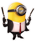 Hitman Minion Sticker Premium Vinyl Sticker