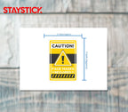 STYLISH LABOUR STICKER Safety Sticker