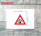 EXPLOSION STICKER Premium Vinyl Sticker