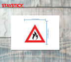 FLAM STICKER Premium Vinyl Sticker