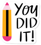 MOTIVATIONAL STICKER Metalized Sticker