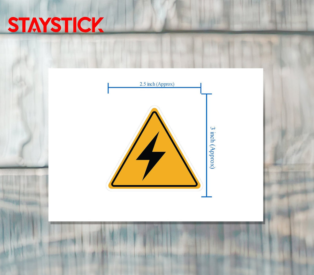 HIGH VOLTAGE STICKER Safety Sticker