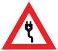 HIGH VOLTAGE STICKER Safety Sticker