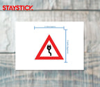 HIGH VOLTAGE STICKER Safety Sticker