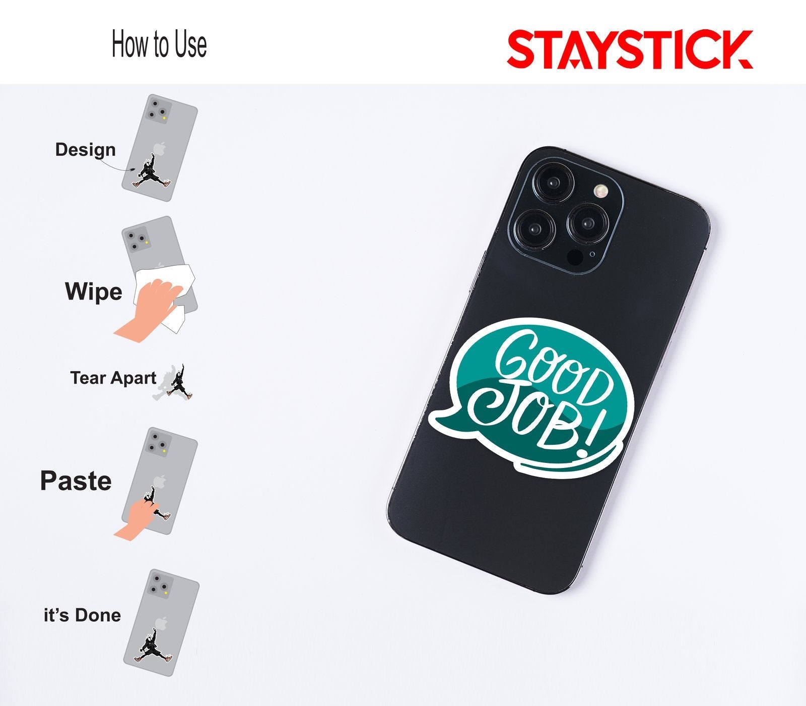 MOTIVATIONAL STICKER Metalized Sticker