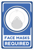FACE MASK STICKER Safety Sticker