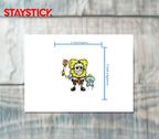 Horror Spongebob Jason Sticker Premium Vinyl Sticker