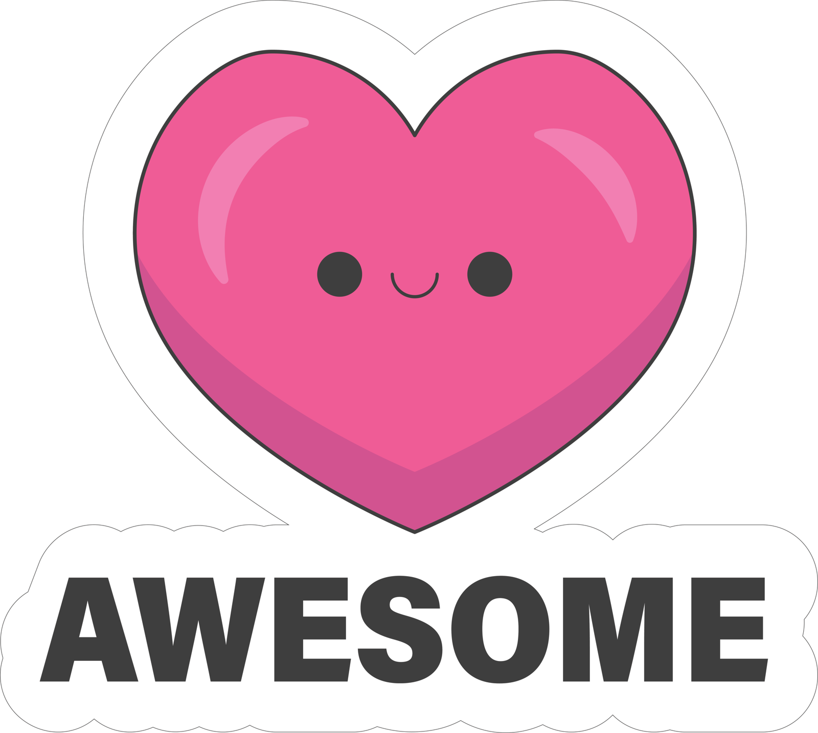MOTIVATIONAL STICKER Metalized Sticker