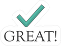 MOTIVATIONAL STICKER Metalized Sticker