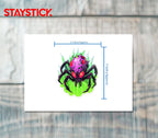 SPIDER SKULL STICKER Premium Vinyl Sticker