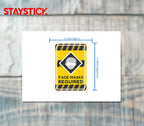 FACE MASK STICKER Safety Sticker