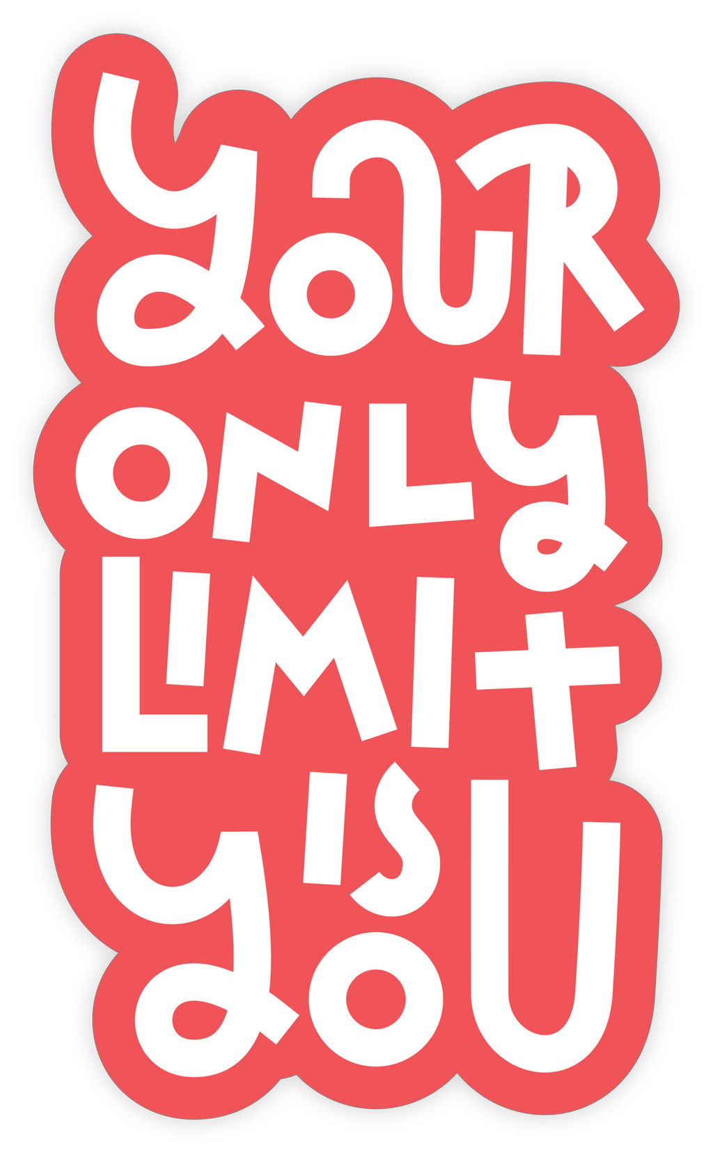 MOTIVATE STICKER Metalized Sticker